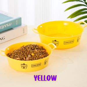 Pet Feeding Bowl Water Dry Food Snack Feeder Cute Macaron Color Multipurpose Pet Bowl For Dogs Cats Small Animals