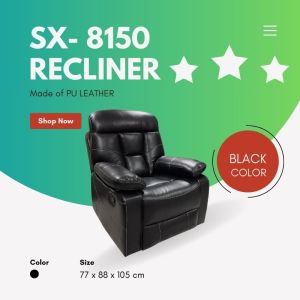 SX-8150 BIG PUSH BACK RECLINER CHAIR