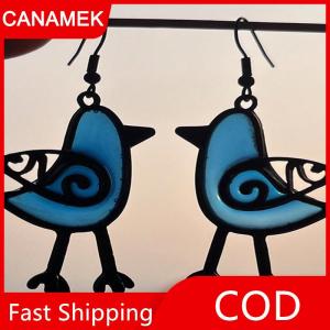 【CANAMEK】 Độc Đáo Dễ Thương Nhựa Chim Dangle Thả Bông Tai Cho Phụ Nữ Quyến Rũ Cô Gái Giải Trí Đảng Đồ Trang Sức Quà Tặng