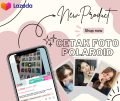 CETAK FOTO POLAROID PAKET 2R + PENJEPIT DAN TALI BISA COD. 