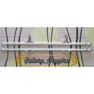 Besi Stick Besi Gorden Spiral Kupu kupu ukuran 30cm bisa ditarik sampai 50cm