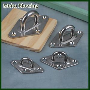 Moito 1pc M5 M6 M8 M10 304Stainless Steel Ceiling Wall Mount Hook Heavy Duty Anchor Eye Plate For Boat Yoga Swing Hammocks