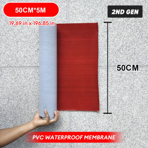 5 Meter Waterproof Heavy Duty PVC Tape(2rd Gen) Professional Roof Gum self-adhesive Color Steel Tile Waterproof Tape Fix Repair Wall Crack non-woven interlayer
