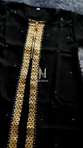 Abaya Gamis Hitam Anak 824 ziper Bata Exclusive Saudi Dubai Turki Umroh