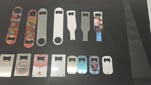 ที่เปิดขวดสแตนเลส พิมพ์โลหะ ที่เปิดขวดแบบพกพา [ จัดส่งฟรี ]