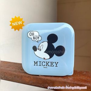 พร้อมส่งกล่อง กล่องเก็บรีเทนเนอร์ กล่องใส่รีเทนเนอร์ กล่องใส่ฟันปลอม กล่องแช่รีเทนเนอร์ ลายการ์ตูน หมีพูห์ Doreamon กล่องอาหารฝาล๊อค Box แช่รีเทนเนอร์ได้ 2 ชิ้น