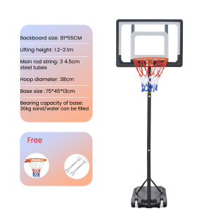 【Msia Stock】Basketball rack Childrens indoor household can be raised and moved outdoor adult outdoor basketball hoop shooting rack