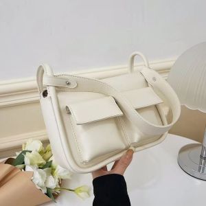 LOEI Yurin Daily Chic Bag - Tas Bahu Dual Pocket Wanita Trendy Warna Pastel Kekinian 2213