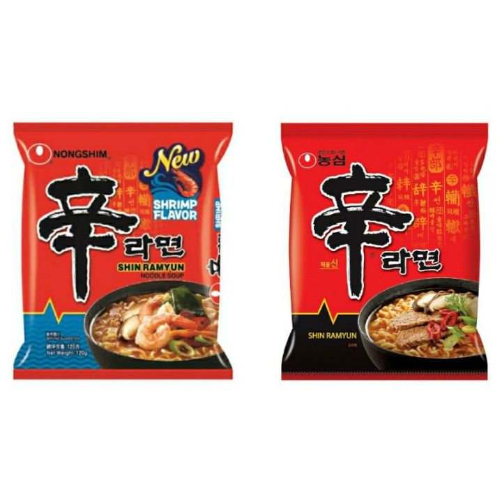 Nongshim Shin Ramyun Original Shrimp Kimchi Curry Ramen G Lazada Ph