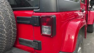 OnlyF U fit for Jeep Wrangler JK 2007-2017 Car Exterior Turn Signal Headlight Rear Bumper Taillight Light Lamp Cover Q8H3K