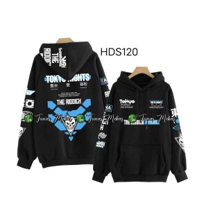 TOKYO RACE - Sweater Hoodie Sunmori Pria Wanita Terbaru Tebal Warna Hitam Distro