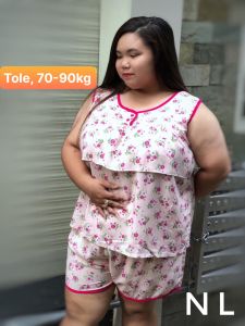 [HCM] (63-90kg tùy mẫu) Đồ bộ bigsize đùi tole/lanh. Hongduyen2188.