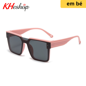 [MỚI - VOUCHER 15%] Kính Râm cho Bé đơn giản dễ đeo form to phù hợp bé dưới 25kg gọng INS cao cấp mã Y3809 - kheshop