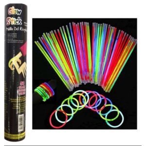 50Pcs Glow Stick Bracelet Glowstick Wholesale Lootbag Filler Assorted Toys Party Give Aways For Kids Gift