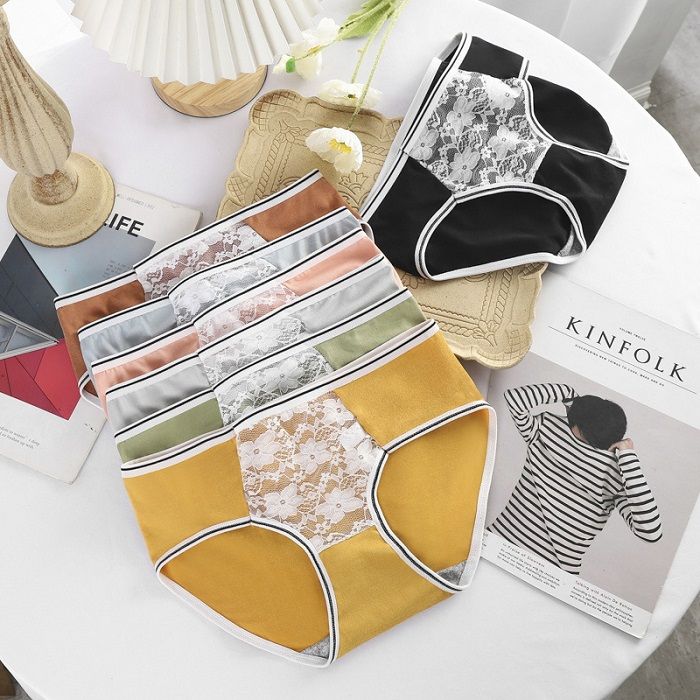 Kolor Renda BW-P129 Celana Dalam List Garis Renda Bunga / Kolor Wanita Dewasa ...