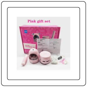【JJ HOME】Electric Stationery Set | Pencil Sharpener + Eraser + Mini Vacuum | Gift Set