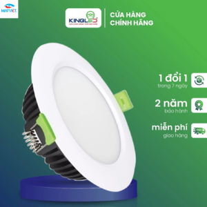Đèn Led Âm Trần RUBY 8W D90mm Kingled DL-8SS-T120 Ánh Sáng Trắng/ Vàng/ Trung Tính3 Mầu