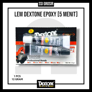 LEM BESI / LEM EPOXY / LEM CAMPUR DEXTONE PLASTIC STEEL 5 MENIT 12GRAM