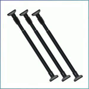 ราวตากผ้า แข็งแรงและมั่นคง หนาขึ้นและหนาขึ้น เสาม่านอาบน้ำ กันความชื้นและกันสนิม ก้านยืดไสลด์สเปรย์เหล็ก