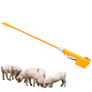 (Local delivery Real Stock）Waterproof Livestock Prod Stick42.1 inch Rechargeable Electric Livestock Cattle Pig Prod Shock for Cow Pig Goats and More