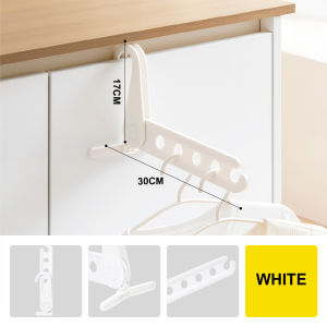 Citylife 5 Holes Folding Clothes Drying Rack Portable Travel Hanger Clip-on Hanger Holder Coat Rack