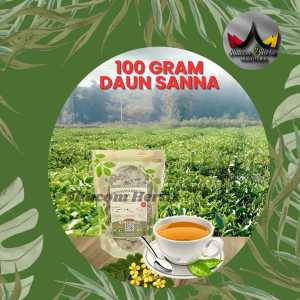 DAUN SANNA  SENNA  TEH SENNA 100g  TEH SANNA  CINA MAKI  BY SHUCOM HERBS