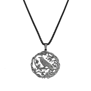 Stylish Euro American Inspired Hummingbird Necklace Stainless Steel Pendant Neck Chain Fashionable Gift