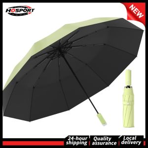 【Free Shipping】 Premium Automatic Reverse Folding Umbrella 16 Bones Windproof Sun Rain Shield Lightweight and Durable