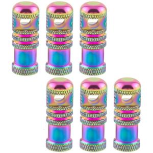 4lots Mountain Bike Air Valves Caps Cover Sports Bicycles Valves Decorations for Road Cycling Maintenance