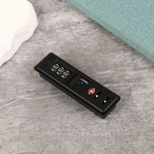 [caichuitan] รหัสศุลกากร TSA แบบพกพาล็อคกระเป๋า PC ล็อคในตัวจมล็อค antitheft LOCK