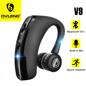 V9 Bluetooth Earphone Business Wireless Stereo Bass Sound Compatible for Android and IOS