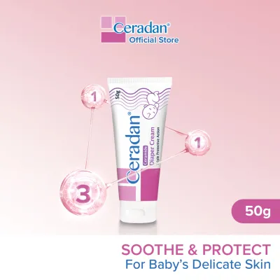 Ceradan® Diaper Cream (50g) (Protect & Prevent Diaper Rash| With Zinc Oxide Octenidine & 3:1:1 Ceramide)