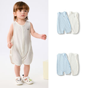 balabala Newborn Romper Baby Bodysuit Summer Two-Piece Crawling Set 2025
