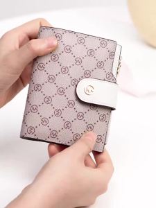 ≮928≯GOLF QUALITY Short Purse for Women PU Leather Business Wallet Trifold Wallet with Coin Pocket Card Holders Female Fashion Small Wallets Lightweight Elegant Bag