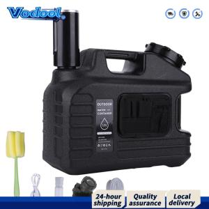 【Fast delivery】 ถังเก็บน้ำแคมป์ปิ้ง 13 ลิตร พร้อมก๊อกน้ำกันรั่ว สำหรับเดินป่าและอุปกรณ์เอาตัวรอด น้ำหนักเบา ทนทาน พร้อมด้ามจับและก๊อกน้ำ