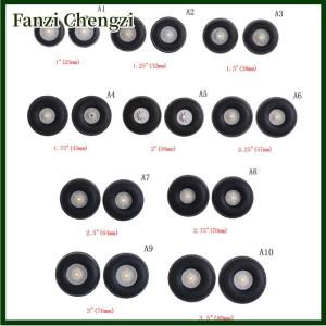Fanzi 1 - 3.5 Rubber PU Wheel with Plastic Hub for RC Airplane Replacement Parts