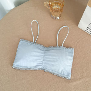 LZ59 Teens Bra For Girls bralette tops Pure cotton schoolgirl beautiful back sling small vest tube top girl one-line back three-breas L59Z