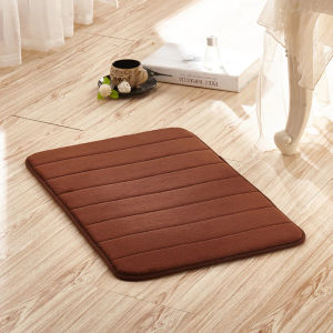 🇸🇬[In Stock]Bathroom Floor Mat Bedroom Kitchen Anti-Slip Pad Pedal Thick Coral Fleece Memory Anti-Slip Absorbent Mat