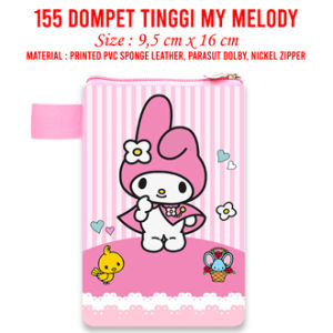 Dompet Tinggi Seri Sanrio Dompet Karakter Anak Dompet Suvenir Gift Hello Kitty Kuromi Keroppi