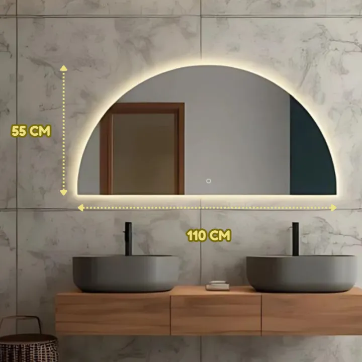 XMM%E3%80%90Ready%20Stock%E3%80%91LED%20Half%20Round%20Mirror/Half%20Moon%20Mirror%20LED%20Wall%20Mirror%20With%203%20Light%20Level%20/%20LED%20Cermin%20Dinding%20Cermin%20Bulat%20Separuh%20Cermin%20Lampu%20-%20Image%203