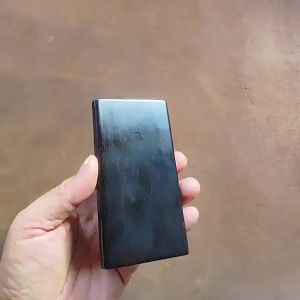 Ebony Case Solid Wood Storage Buddha Demon Wealth Fortune Blessing Tai Chi Heart Sutra Carving Smoke Accessory