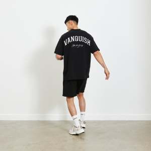 áo phông thể thao VANQUISH form OverSize 100% cotton  cổ tròn