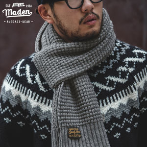 มาด้วยนู้สำคัญ อเมริกา บุรุษยาวน่ารัก สำหรับสุภาพ และผ้าพันคอขนสัตว์ นักเรียนชายผู้ใหญ่สไตล์ยุโรป และอเมริกันขนสัตว์ผ้าพันคอไฮเอนด์