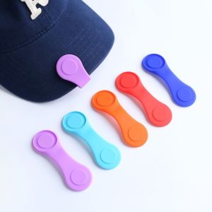 STYLETENK Silicone Golf Ball Marker Clip Reusable Strong ic Golf Hat Clip Marker Portable Multicolor Golf Cap Clip Marker Golf Practice Game