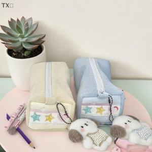 TX🏮💓🧧 Phim Hoạt Hình Dễ Thương Bánh Sandwich Dâu Tây Bút Chì Trường Hợp Công Suất Lớn Lưu Trữ Bút Túi Sinh Viên Văn Phòng Phẩm Mỹ Phẩm Túi Du Lịch Tổ Chức Túi