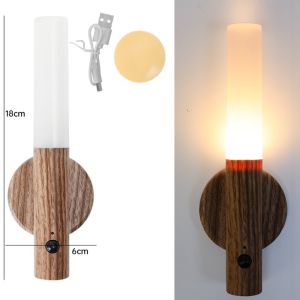 ไฟแม่เหล็ก LED ชาร์จไฟได้ไฟเซ็นเซอร์อัจฉริยะไฟกลางคืนสุดสร้างสรรค์แบบพกพาประหยัดพลังงานโคมไฟสำหรับทางเดินบันได