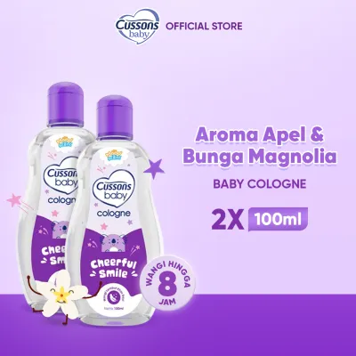 [Paket isi 2] Cussons Baby Cologne Cheerful Smile 100ml
