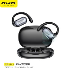Awei T95 OWS Sport Wireless Earbuds Air Conductor Headset Sport Headphone Sport Earphone Awei Bluetooth Earbuds