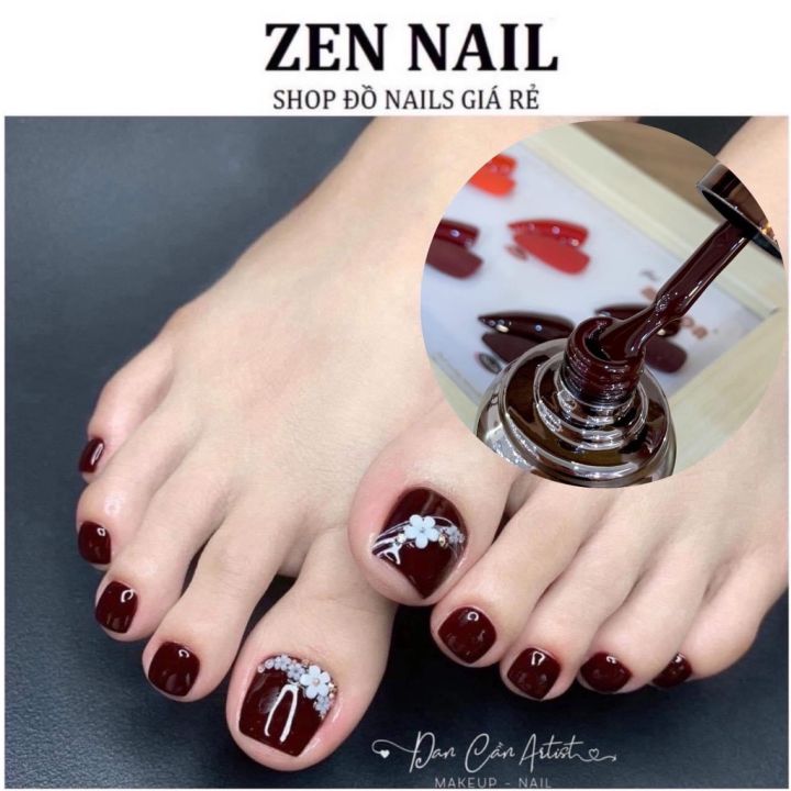 Na's Nail Tân Phú - ❤️❤️ Đôi bàn chân cũng cần được xinh xinh ❤️❤️ ✌️ Màu đỏ  đô mix xà cừ thật sự chưa bao giờ làm khách thất vọng ☺️
