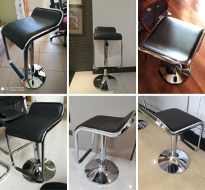 Kursi Bar Kursi Hidrolik dengan Pijakan Kursi Cafe Design Simple / Kursi Makan Cafe Tinggi / Bangku Dapur
